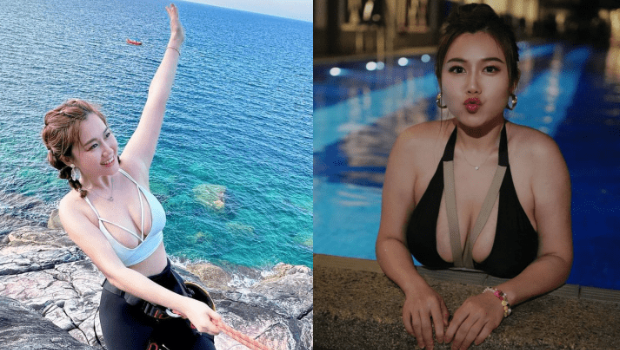 前TVB咪神白云喷血上围“逼爆”bra top！三七面激似一女星