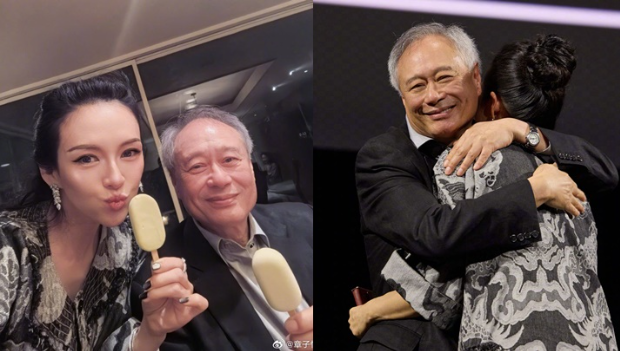 章子怡与李安拥抱意义非凡，《卧虎藏龙》重映票价炒贵10倍