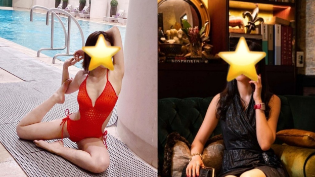 37岁前TVB女星为生计拍片，翘脚露神秘地带，险走光遭批