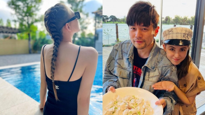 29岁昆凌穿超性感泳装晒丰满身材，造型火辣似16岁少女