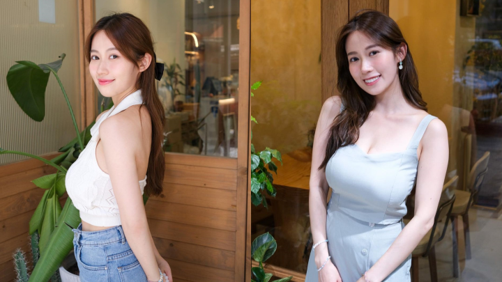 黄婧灵运动瘦身上围震撼度不减，低胸装更显丰满，网民大赞
