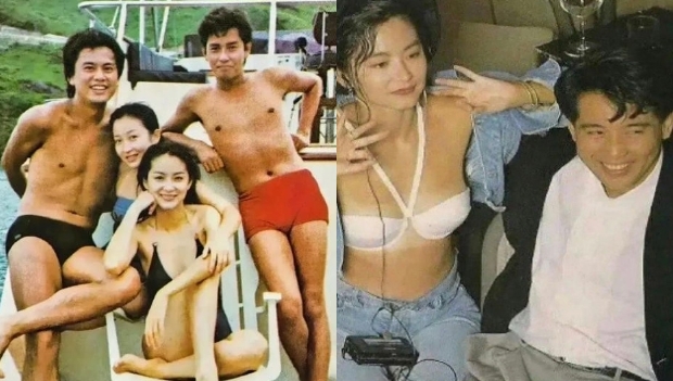 ​林青霞陈年大深V泳照疯传！衣着打扮走在时尚尖端