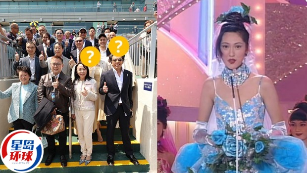 95年港姐李嘉慧与富商老公马场“拉头马”，气质完胜同场视后