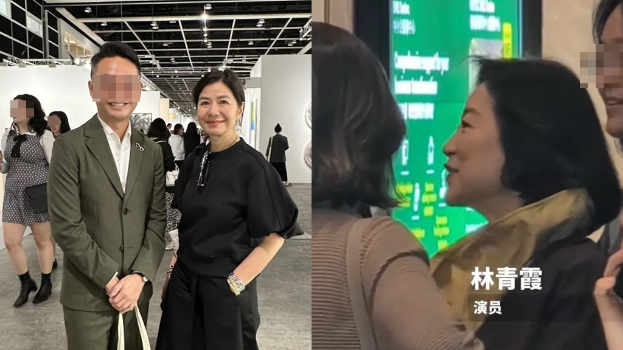钟楚红、林青霞等大咖朝圣港艺术展，无PS照曝光，她最憔悴