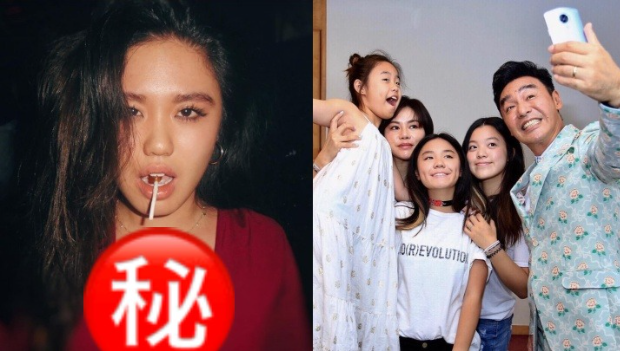 钟镇涛18岁爱女亭亭玉立，IG束胸晒腿老爸都看不下去？