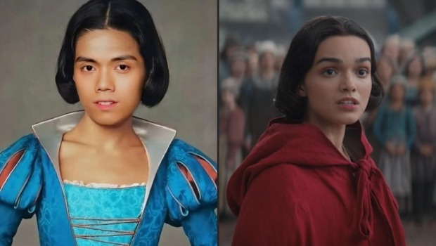 张敬轩惊变迪士尼白雪公主，撞脸恶搞P图疯传，网民：落雨出街带避雷针