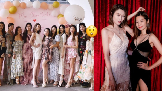 连诗雅婚前Party露美背晒长腿，陈自瑶疑默认婚变后首度蒲头笑容灿烂
