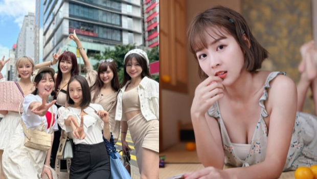 台湾啦啦队女神乐天女孩现身港超，个个身材火辣超性感