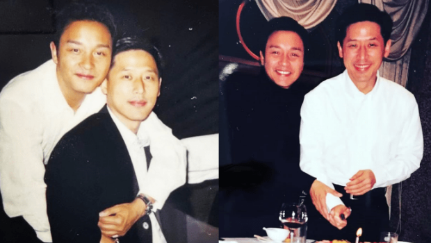 张国荣挚爱唐鹤德又有亲密照流出，与年青壮男庆生举动掀热议