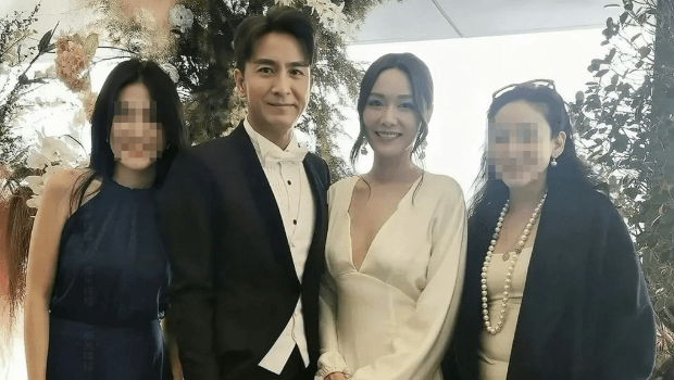 马国明汤洛雯在港秘密摆酒！新娘披深V婚纱，邀少数亲友出席