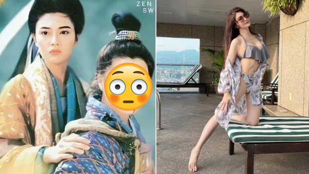 80年代女神生图曝光吓坏网民，贴合照证当年不输李嘉欣