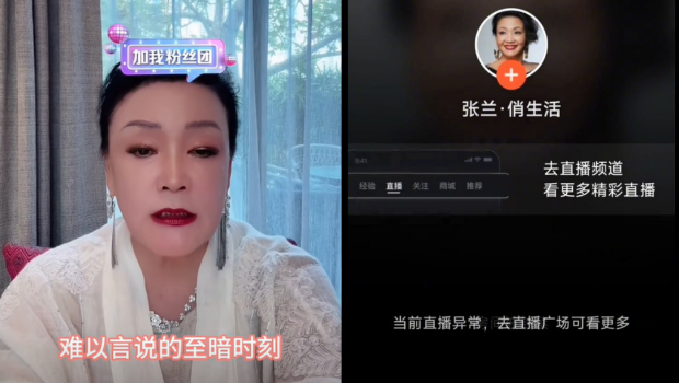 张兰直播间遭封禁！干儿子造谣“汪小菲包机”被封号，网一片叫好