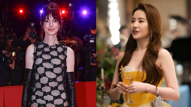 刘亦菲与安妮·海瑟薇激罕同框！表情惹议上热搜