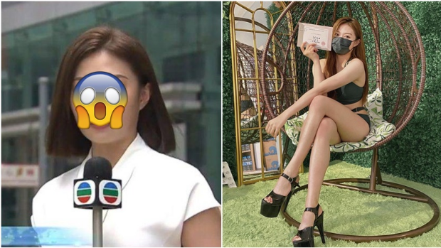 TVB港姐新闻之花离巢，网民大爆私下专业一面，曾为做记者删海量狂野性感相