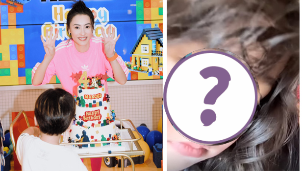 张柏芝小儿子疑似曝光，网友：是姐姐戴碧芝的女儿