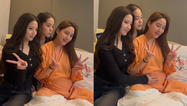欧阳妮妮跨年入院待产全家到齐！傅娟揭2点赞“天选妈妈”