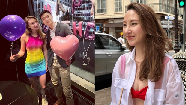 赌王千金何超云与未婚夫甜蜜游日度圣诞，何超莲何猷启罕同行