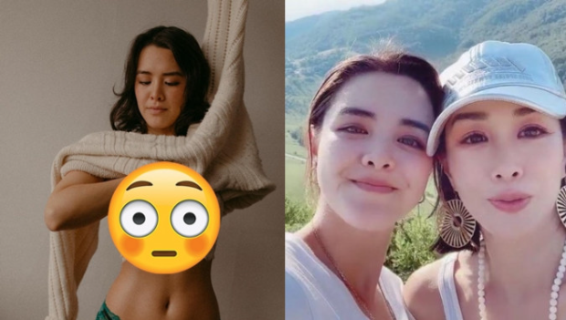 钟丽缇大女儿再挑战性感尺度，蕾丝内衣若隐若现网民赞诱惑
