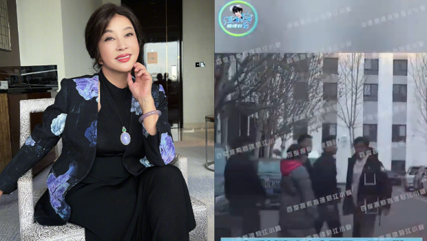 刘晓庆遭小20多岁前男友上门堵人！疑讨分手费冲突画面曝光