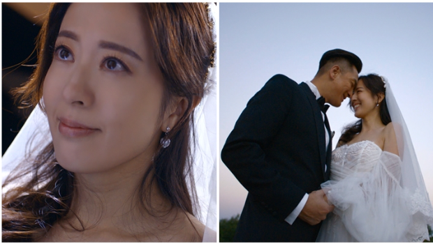 唐诗咏抢先一步与马国明拍婚纱照？ 激罕束胸爆乳婚照曝光