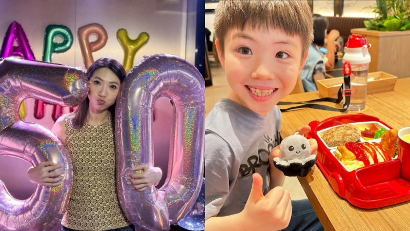 台风摩羯丨车婉婉7岁仔台风留家做功课，一手靓字获网民大赞