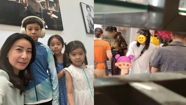 郭晶晶素颜现身云南开餐拒绝合照？ 网民估计一反亲切态度与仔女有关