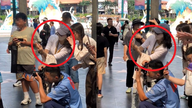 章子怡带儿女出游被捕获，低调陪玩“全身包紧紧”网暴动
