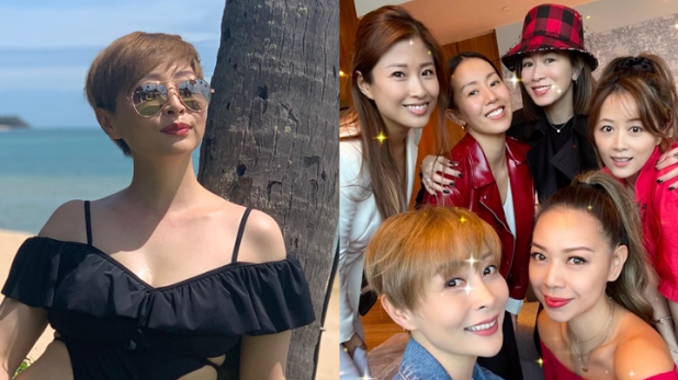 汤盈盈与“七魔女”外游被佘诗曼“出卖”，泳装福利图罕曝光