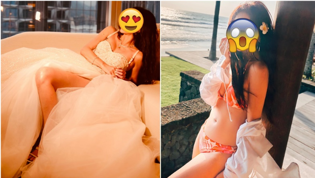 戛纳影展丨57岁香港美魔女透视艳绝红毯！轻躺床上险走光