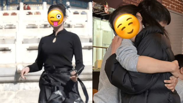 性感女神游北京公然被拉裙脚，疑似P图过度惊变“蛇精女”？