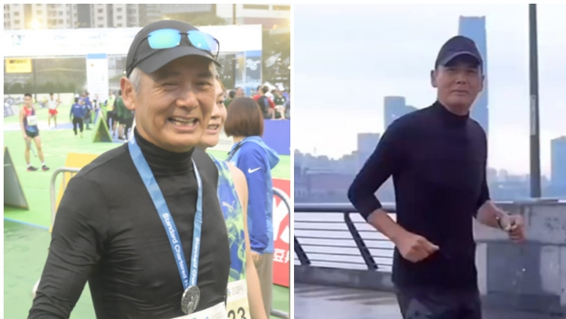 渣打马拉松丨周润发成功完成半马，仅2个多小时完成赛事