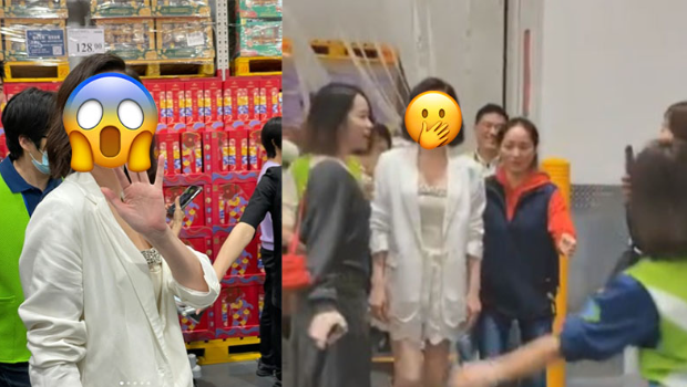 视后逛山姆引哄动场面夸张！人海淹没强颜欢笑，真实肤质曝光