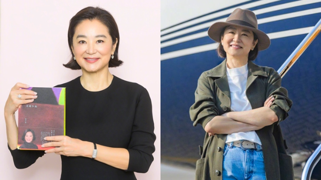 ​林青霞上海拜访名画家汪观清晒画功，网民赞“顶级美人”
