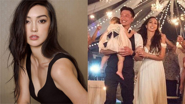 Jessica C.贺结婚六周年公开大尺度婚礼片，安志杰吻爱妻美腿